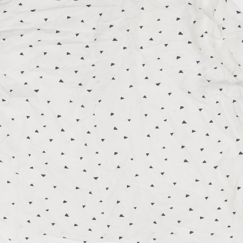 Womens UK Size 14 Marks and Spencer White Basic Button-Up