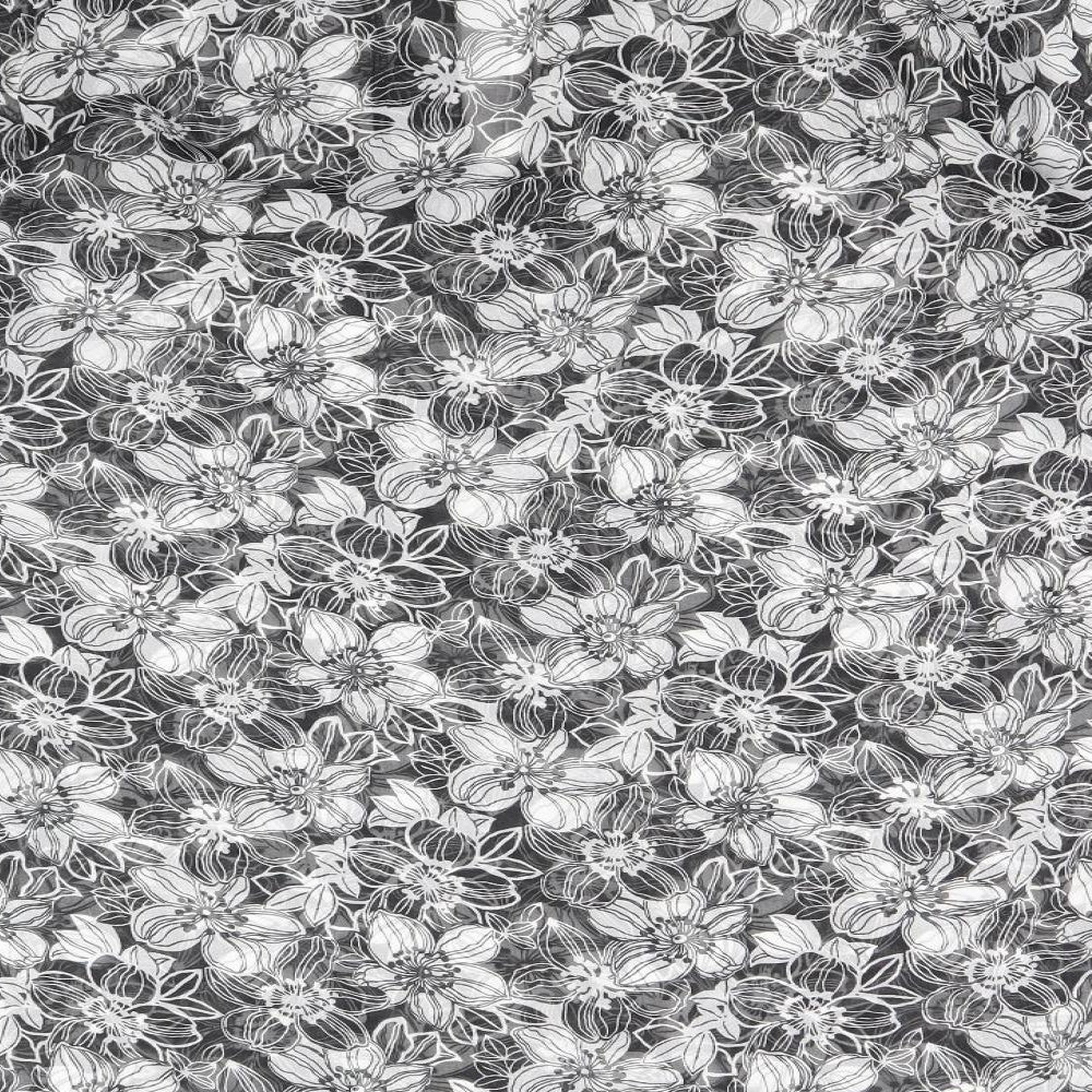 George Womens Black Floral Polyester Kaftan Size 10 V-Neck Pullover - Beach cover up