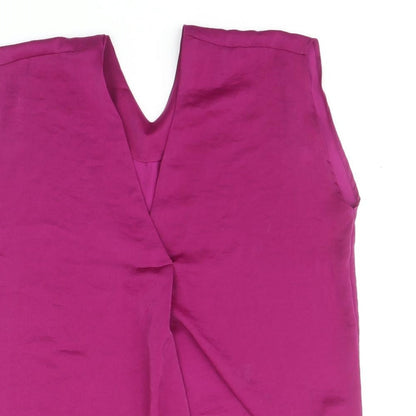 Womens UK Size 8 Marks and Spencer Purple Basic Tank