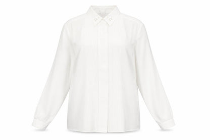 Womens UK Size 16 C&A White Basic Button-Up