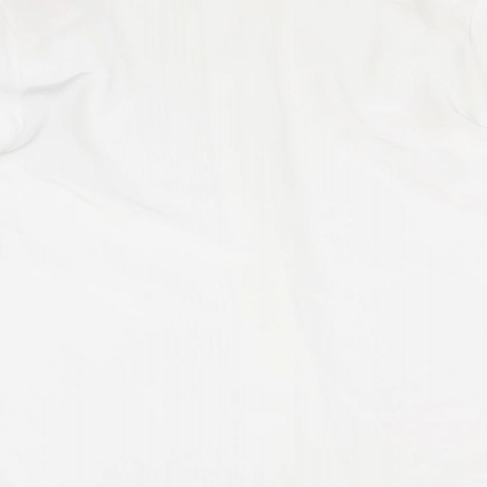 Womens UK Size 16 C&A White Basic Button-Up