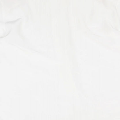 Womens UK Size 16 C&A White Basic Button-Up