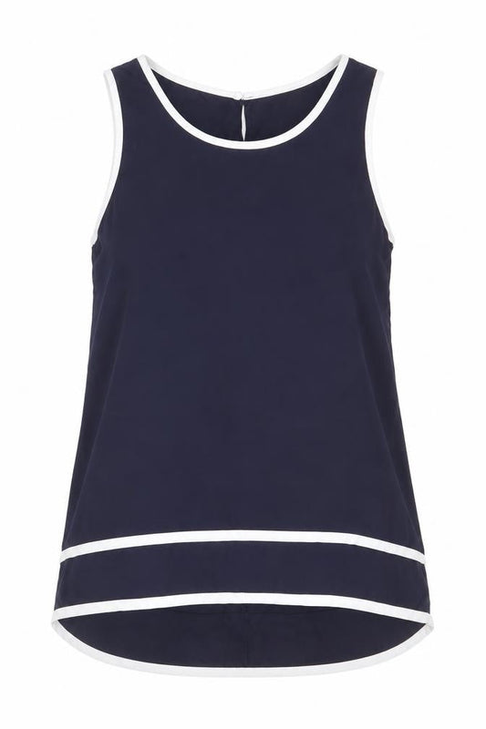 Womens UK Size 10 Atmosphere Blue Basic Tank