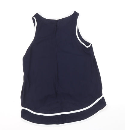 Womens UK Size 10 Atmosphere Blue Basic Tank