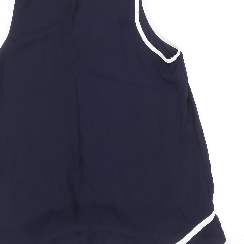 Womens UK Size 10 Atmosphere Blue Basic Tank