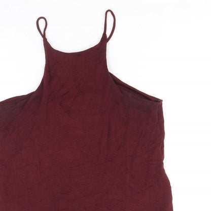 Womens UK Size 10 River Island Purple Basic Tank
