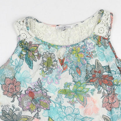 Womens UK Size 8 NEXT Multicoloured Basic Tank