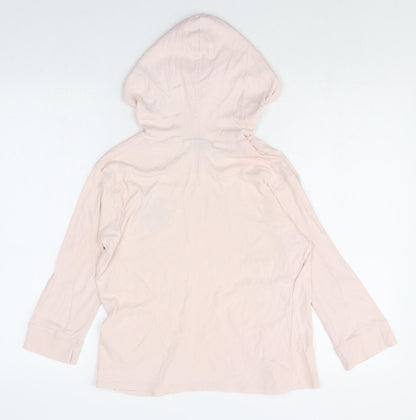 Silver Girls Pink 100% Cotton Pullover Hoodie Size L Pullover - Florida