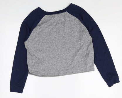 Kylie Girls Green Polyester Basic T-Shirt Size 14 Years Boat Neck Pullover - Weekday to Weekend