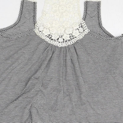 Womens UK Size S FOREVER 21 Multicoloured Basic Tank