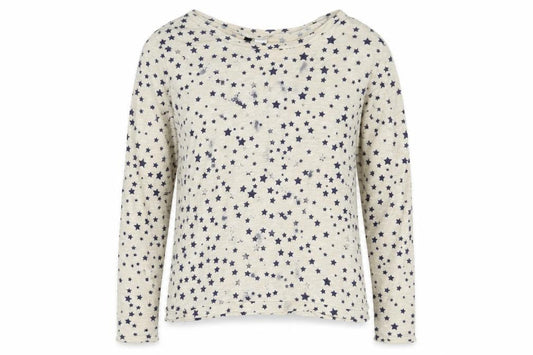 Womens UK Size S Divided Ivory Pullover Sweatshirt