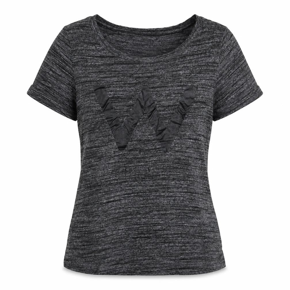 Womens UK Size S Divided Grey Basic T-Shirt