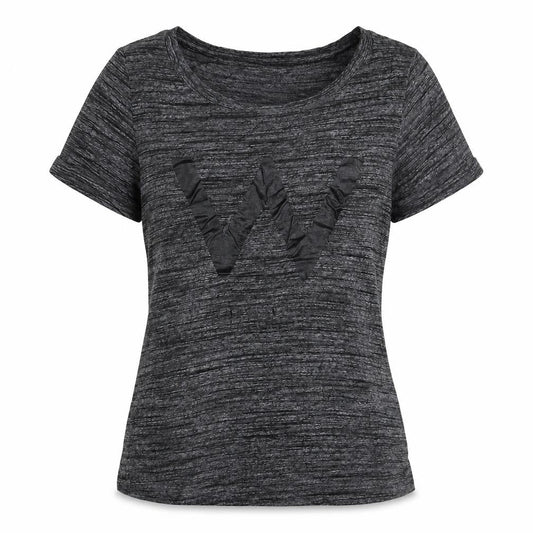Womens UK Size S Divided Grey Basic T-Shirt