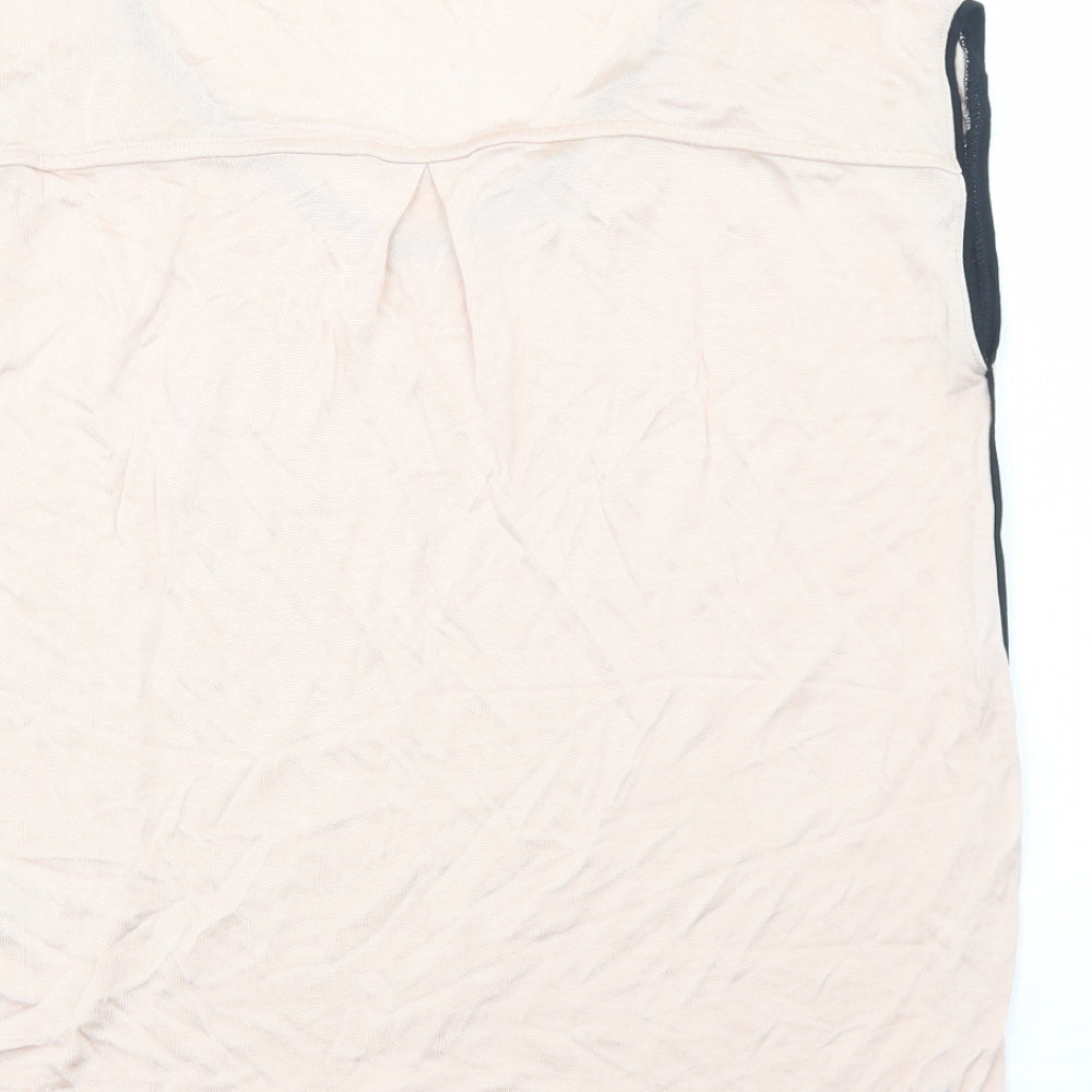 Womens UK Size 10 Phase Eight Pink Basic T-Shirt