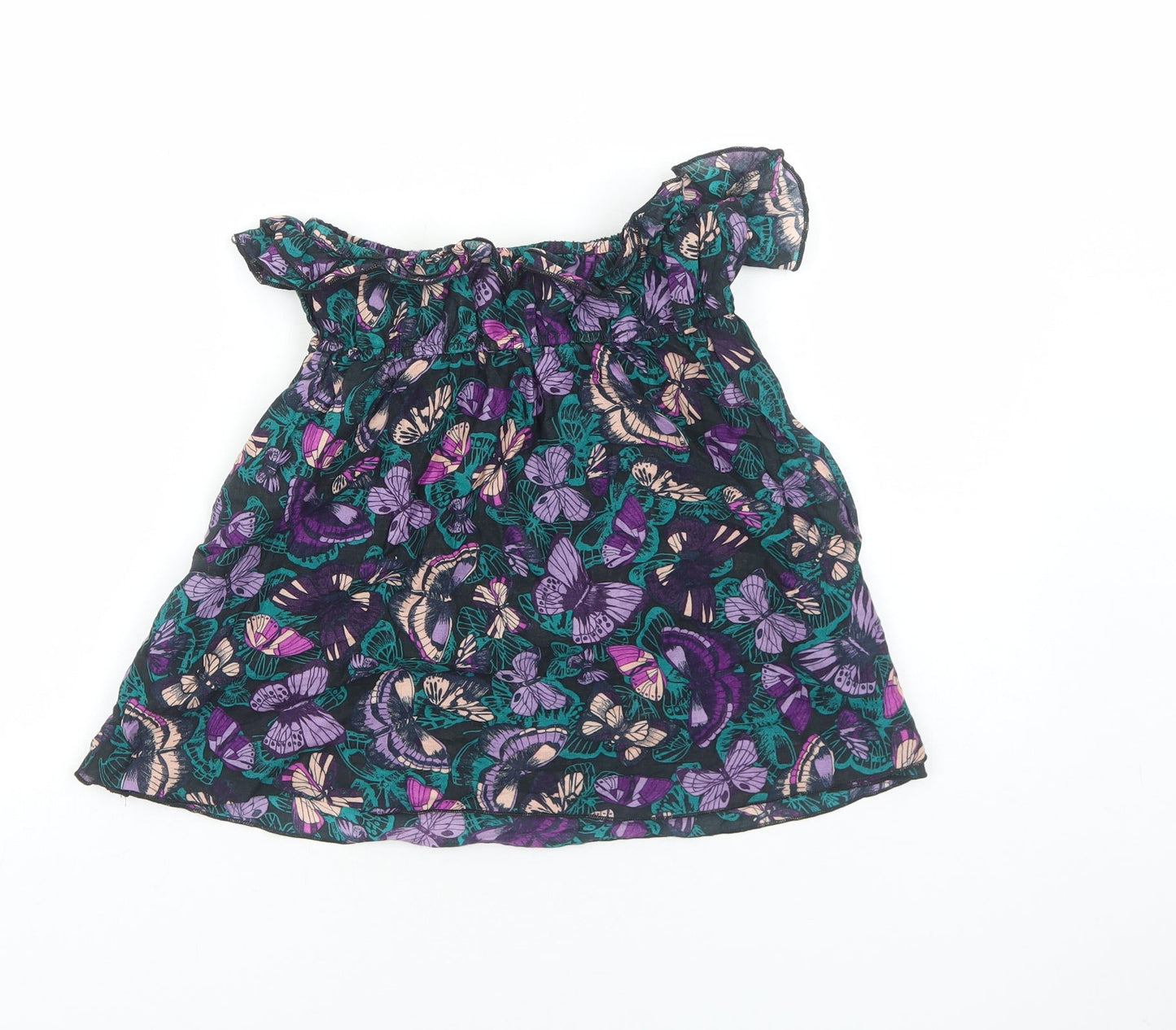 Womens UK Size 10 H&M Black Basic Blouse