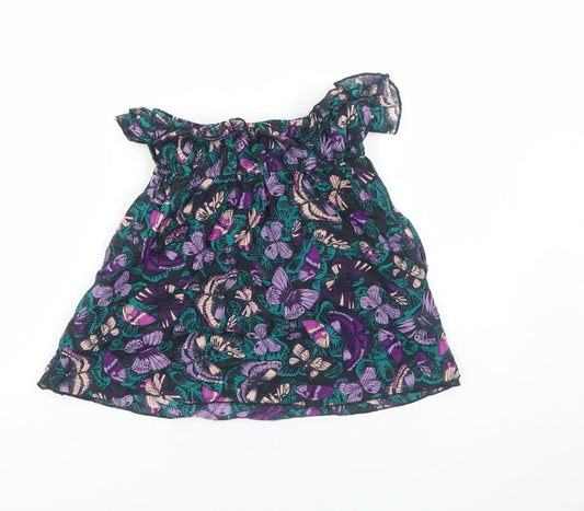 Womens UK Size 10 H&M Black Basic Blouse