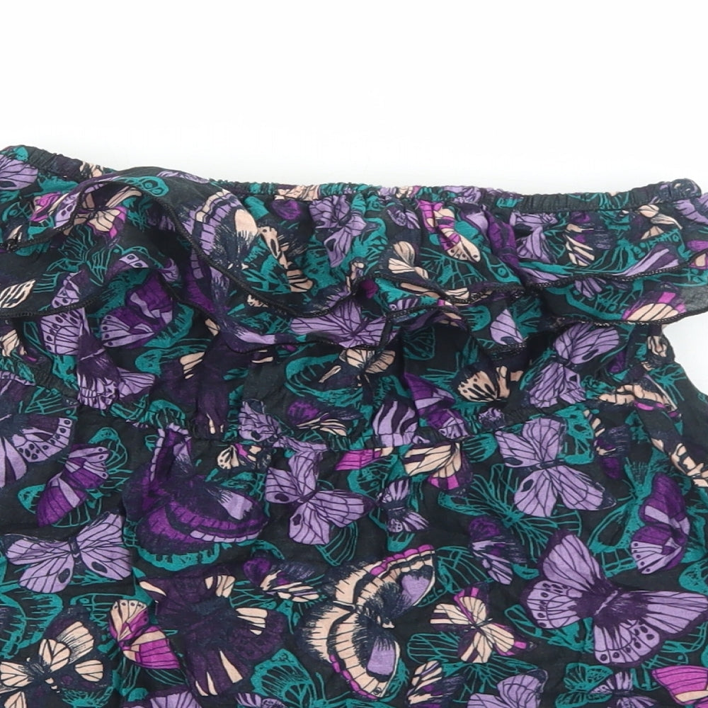 Womens UK Size 10 H&M Black Basic Blouse