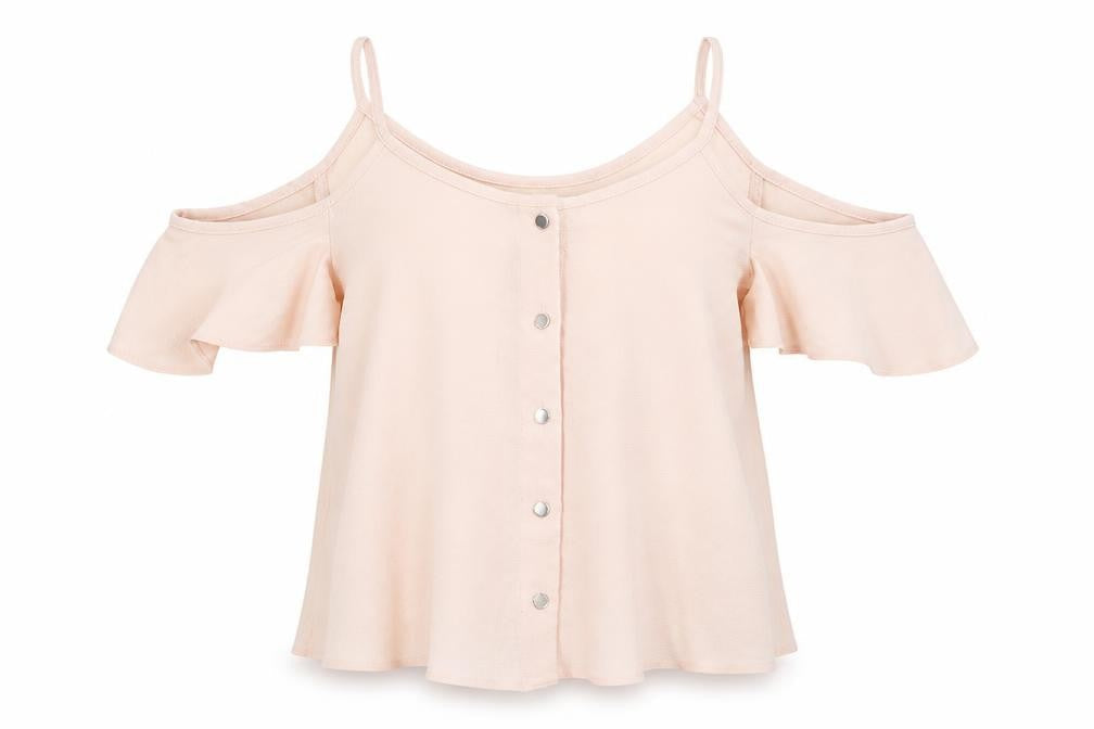 Womens UK Size 6 Primark Pink Basic Blouse