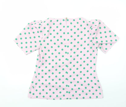 Womens UK Size 12 Closet Pink Basic T-Shirt