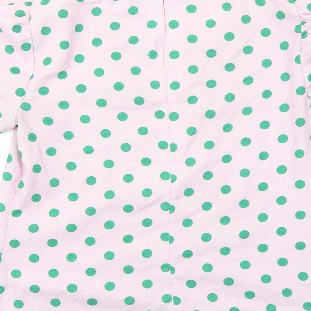 Womens UK Size 12 Closet Pink Basic T-Shirt