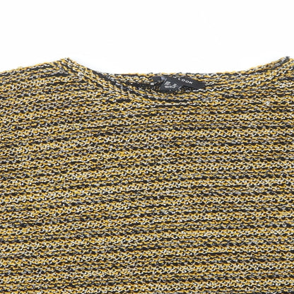 Womens UK Size M New Look Yellow Pullover Jumper