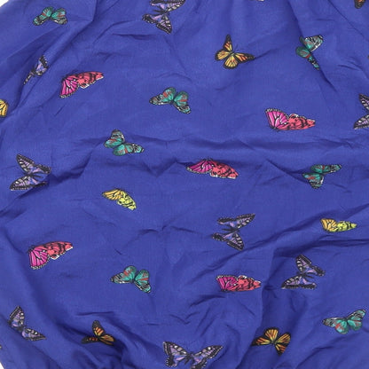 Womens UK Size S Monsoon Blue Basic Blouse
