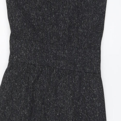 Great Plains Womens Grey Wool A-Line Size S V-Neck Pullover