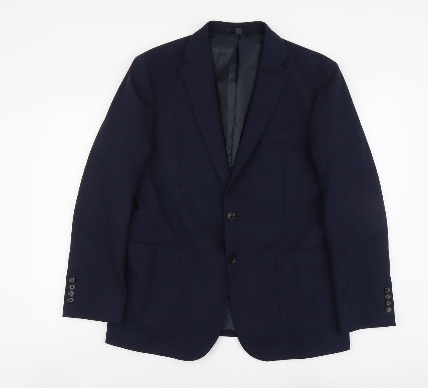 Mens UK Size L Marks and Spencer Regular Blue Suit Jacket
