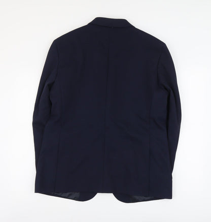 Mens UK Size L Marks and Spencer Regular Blue Suit Jacket