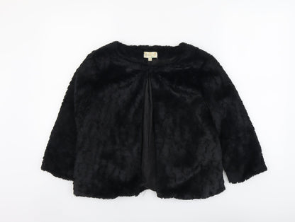 Apricot Womens Black Jacket Size 8 Hook & Eye