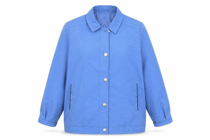 Analina Womens Blue Jacket Size 16 Button