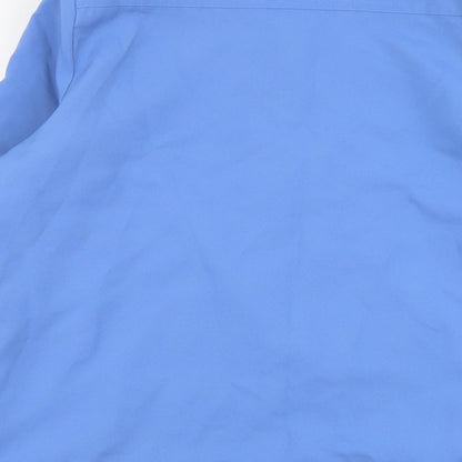 Analina Womens Blue Jacket Size 16 Button