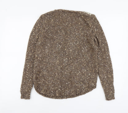 Womens UK Size 8 Marks and Spencer Brown Pullover Jumper