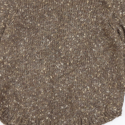 Womens UK Size 8 Marks and Spencer Brown Pullover Jumper