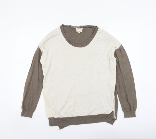 Womens UK Size 10 NEXT Beige Pullover Jumper