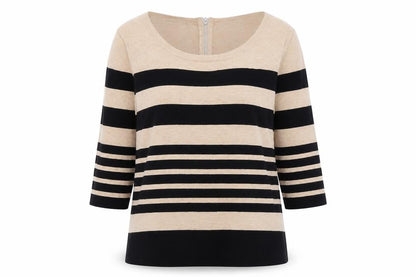 Womens UK Size 14 M&Co Beige Pullover Jumper