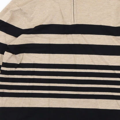 Womens UK Size 14 M&Co Beige Pullover Jumper