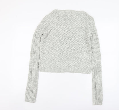 Womens UK Size 10 Select Grey Pullover Jumper