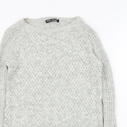 Womens UK Size 10 Select Grey Pullover Jumper