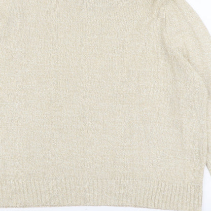 Womens UK Size L H&M Beige Pullover Jumper