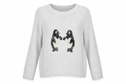 NEXT Womens Grey Scoop Neck Acrylic Pullover Jumper Size 10 - Seals
