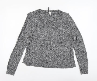 Womens UK Size M H&M Grey Pullover Jumper