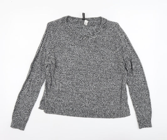 Womens UK Size M H&M Grey Pullover Jumper