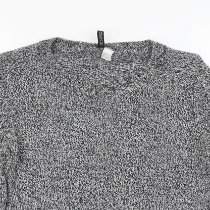 Womens UK Size M H&M Grey Pullover Jumper