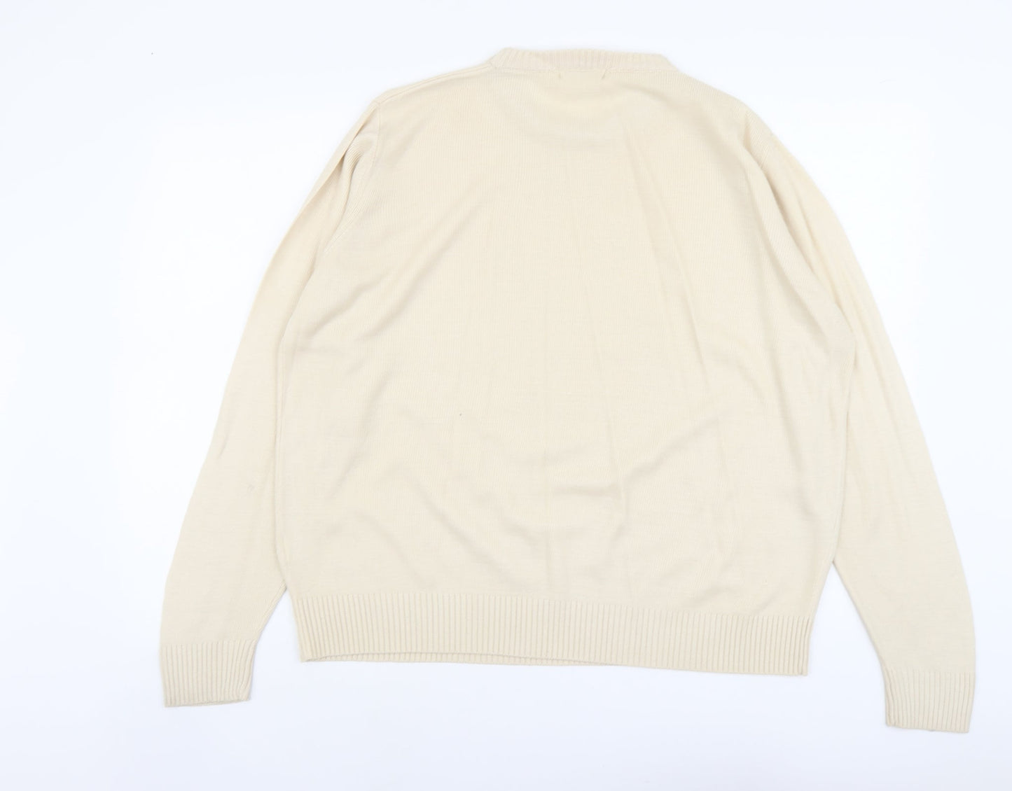 Womens UK Size 14 Berkertex Beige Pullover Jumper