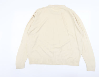 Womens UK Size 14 Berkertex Beige Pullover Jumper