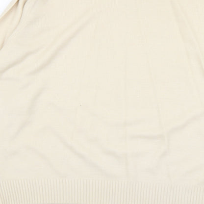 Womens UK Size 14 Berkertex Beige Pullover Jumper