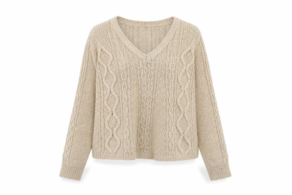 Womens UK Size S NEXT Beige Pullover Jumper