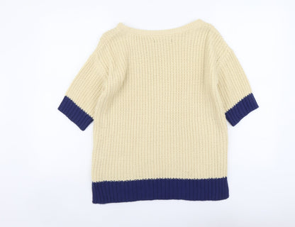 Womens UK Size 6 Atmosphere Beige Pullover Jumper