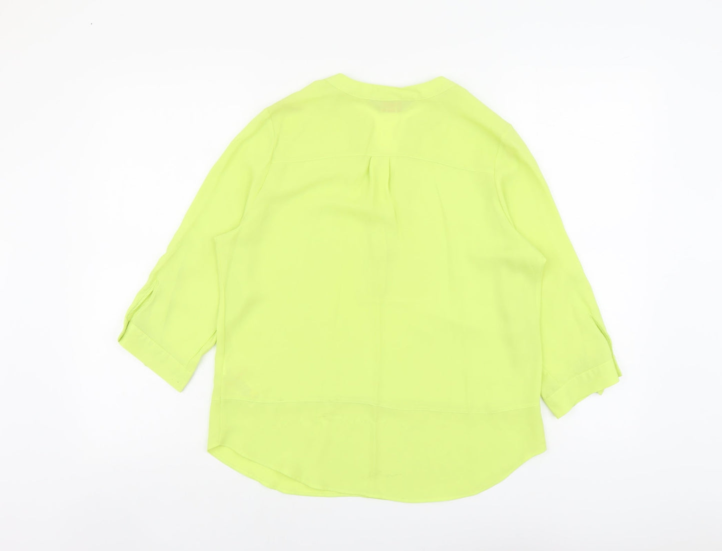 Womens UK Size 6 Dorothy Perkins Green Basic Blouse